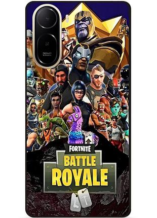 Силиконовый бампер чехол для xiaomi poco c81 pro с рисунком фортнайт fortnite