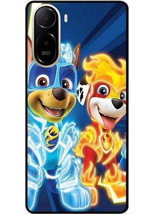 Силиконовый чехол для xiaomi poco c81 pro с рисунком щенячий патруль
