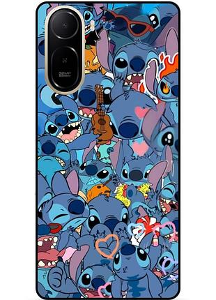 Силиконовый бампер чехол для xiaomi poco c81 pro с картинкой стич stitch