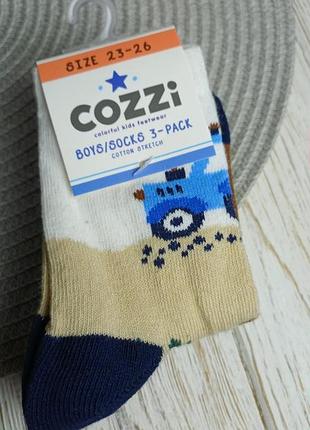 Фирменные носки cozzi 3 пары 27-30