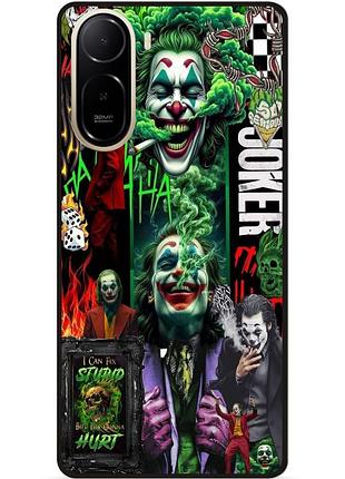 Силіконовий чохол бампер для xiaomi poco c81 pro з малюнком joker джокер харли квинн