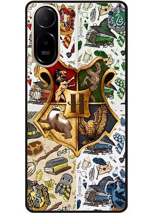 Силиконовый бампер чехол для xiaomi poco c81 pro с рисунком hogwarts хогвартс гарри поттер harry potter