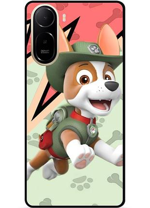 Силіконовий чохол бампер для xiaomi poco c81 pro з малюнком щенячий патруль