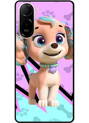 Силіконовий чохол бампер для xiaomi poco c81 pro з малюнком щенячий патруль