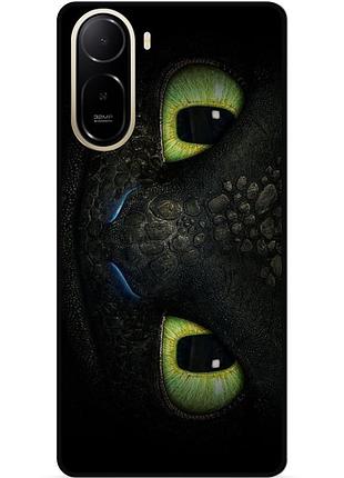 Силіконовий чохол бампер для xiaomi poco c81 pro з малюнком как приручить дракона