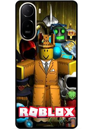 Силиконовый чехол для xiaomi poco c81 pro с рисунком roblox роблокс