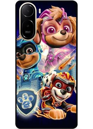 Чехол силиконовый для xiaomi poco c81 pro щенячий патруль