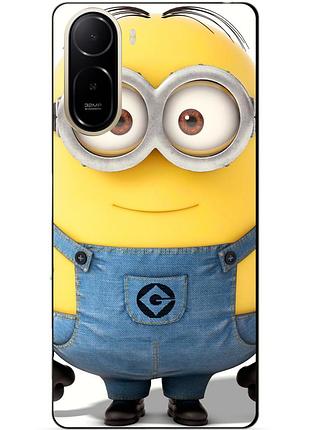 Силиконовый бампер чехол для xiaomi poco c81 pro с рисунком миньон стюарт minion