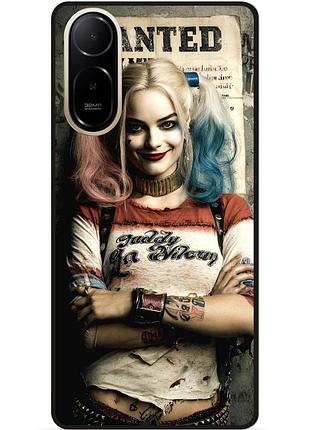 Чехол силиконовый бампер для xiaomi poco c81 pro с рисунком харли квинн joker