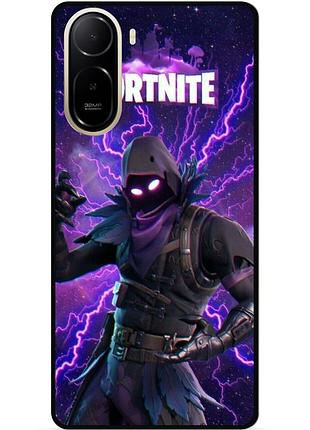 Силиконовый чехол бампер для xiaomi poco c81 pro с картинкой fortnite фортнайт