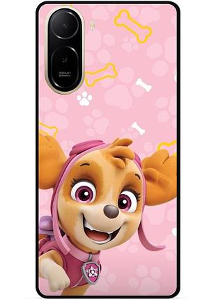 Чехол силиконовый для xiaomi poco c81 pro с рисунком скай щенячий патруль
