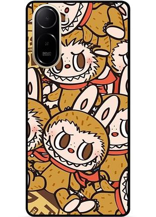 Силіконовий бампер чохол для xiaomi poco c81 pro з малюнком лабубу labubu