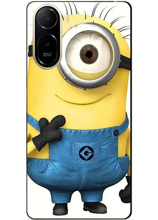 Силіконовий чохол бампер для xiaomi poco c81 pro з малюнком міньйон кевін minion