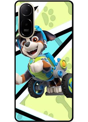 Силіконовий чохол бампер для xiaomi poco c81 pro з малюнком щенячий патруль