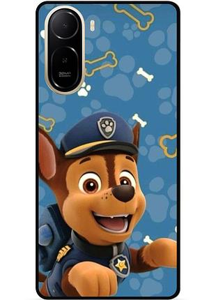 Чехол силиконовый для xiaomi poco c81 pro с рисунком щенячий патруль чейз