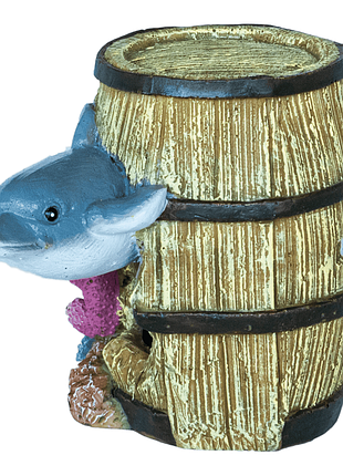 Декорация для аквариума sf deco barrel dolphin (a4021385)