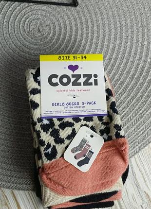 Фирменные носки cozzi 3 пары 31-34