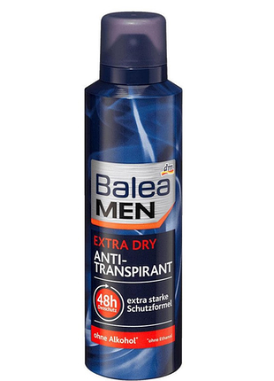 Дезодорант чоловічий balea men extra dry 200мл. нiмеччина