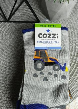 Фірмові носочки cozzi 3 пари 35-38