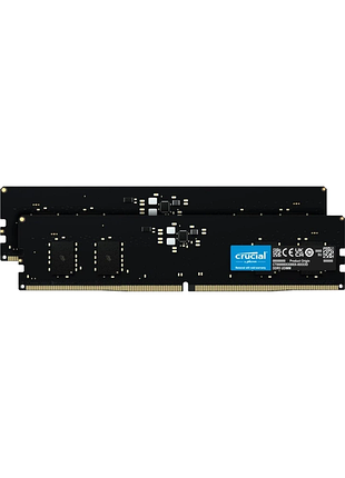 Память для настольных компьютеров crucial 16gb (2x8gb) ddr5 5600 mhz (ct2k8g56c46u5) новая!