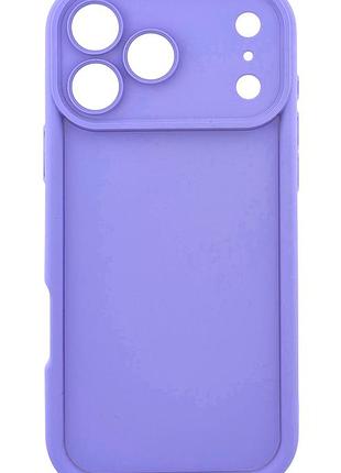 Чехол shock case для apple iphone 17 pro max бампер силиконовый lilac blue