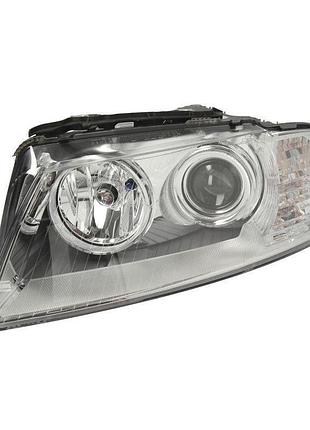 Фара передняя audi a8 2005-2010, левая, bi-xenon(d2s)/h7, hella, 1el 009 236-611