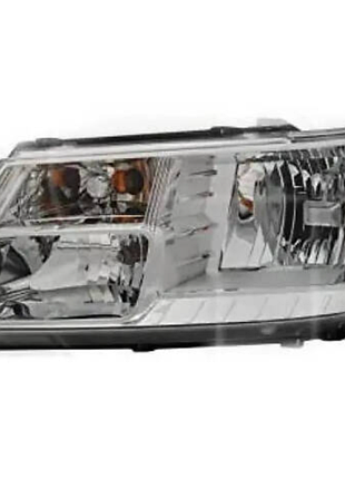 Фара передняя dodge journey 2008-2019/fiat freemont 2011-2016, левая, механическая регулировка (hb4), хром отражатель, желтая,