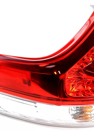 Фонарь задний toyota sienna 2010-2017, левый, без ламп (led/wy21w), внешний, depo, 312-19a6l-as
