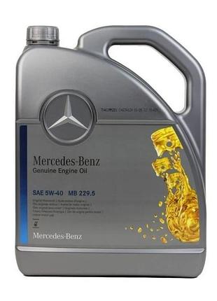 Моторное масло mercedes 229.5 5w40 5л mercedes-benz 000989630813aaee