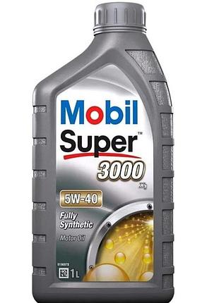 Моторное масло super 3000 x1 5w-40, 1л mobil 152567