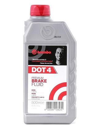 Тормозная жидкость brembo dot 4 0.5л brembo l04005
