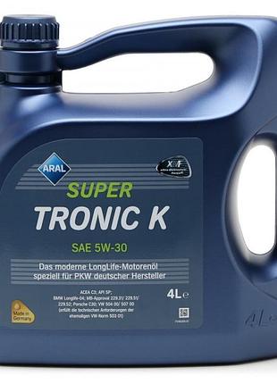 Моторное масло aral supertronic k 5w-30 4л aral 15cbe5