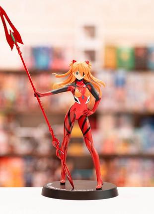 Фигурка аска сикинами лэнгли евангелион evangelion asuka shikinami langley sega уценка повреждена коробка