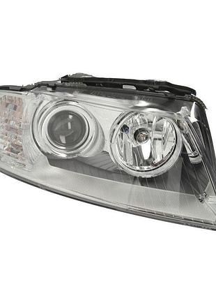 Фара передняя audi a8 2005-2010, правая, bi-xenon(d2s)/h7, hella, 1el 009 236-621
