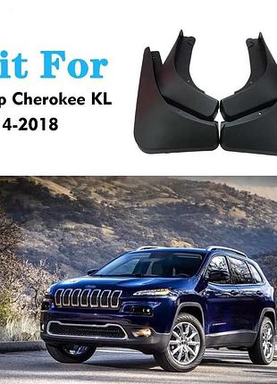 Брызговики для jeep cherokee kl 2013-2018, к-кт (4шт.)