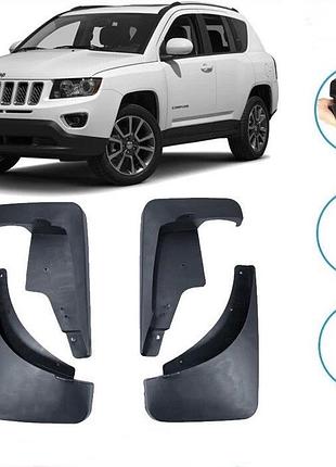 Бризковики для jeep compass 2011+ болотники бризговіки