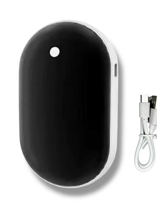 Грелка для рук до 60 °c, 2в1 power bank q11 2400 mah