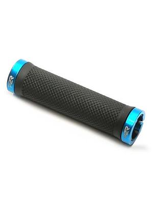 Грипсы p2r shockman str 130, с замком, черно-голубой