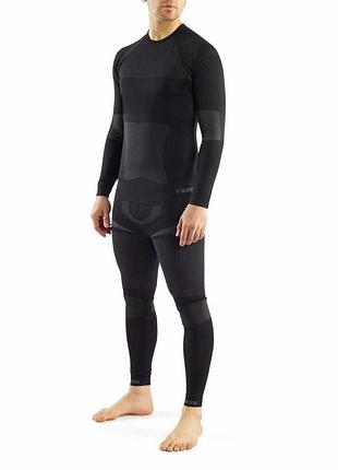 Термобелье мужское viking dante warm base layer black-grey