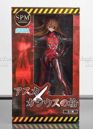 Фигурка аска сикинами лэнгли евангелион evangelion 3.0+1.0 asuka shikinami langley sega spm 22 см оригинал