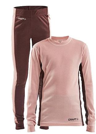 Комплект детского термобелья craft core dry baselayer set hint/peak 110/116