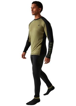 Комплект термобілизни чоловічий dare 2b exchange iv baselayer set olive green black розмір l