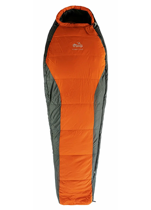 Спальный мешок tramp fjord regular кокон левый orange/grey