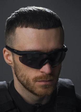 Окуляри тактичні bezet чорний