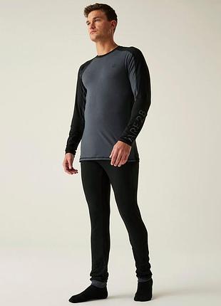 Комплект термобілизни чоловічий dare 2b exchange iv baselayer set black/ebony розмір xl