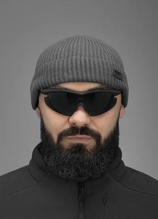 Шапка в'язана bezet patrol сірий