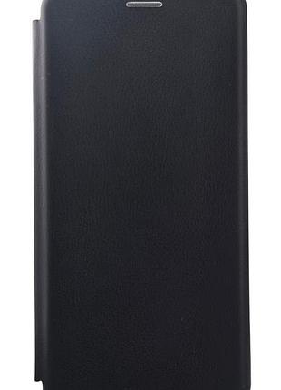 Чохол книжка premium для tecno spark 9 pro на магніті з підставкою чорний