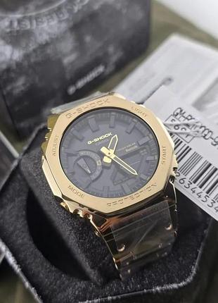 Мужские стальные часы casio gm-b2100 протиударные часы