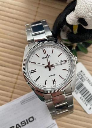 Мужские наручные часы casio mtp 1302 white