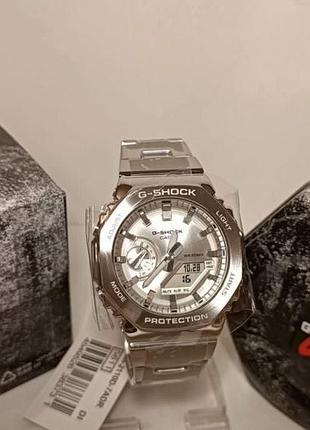 Чоловічий годинник casio gm-2110 білий